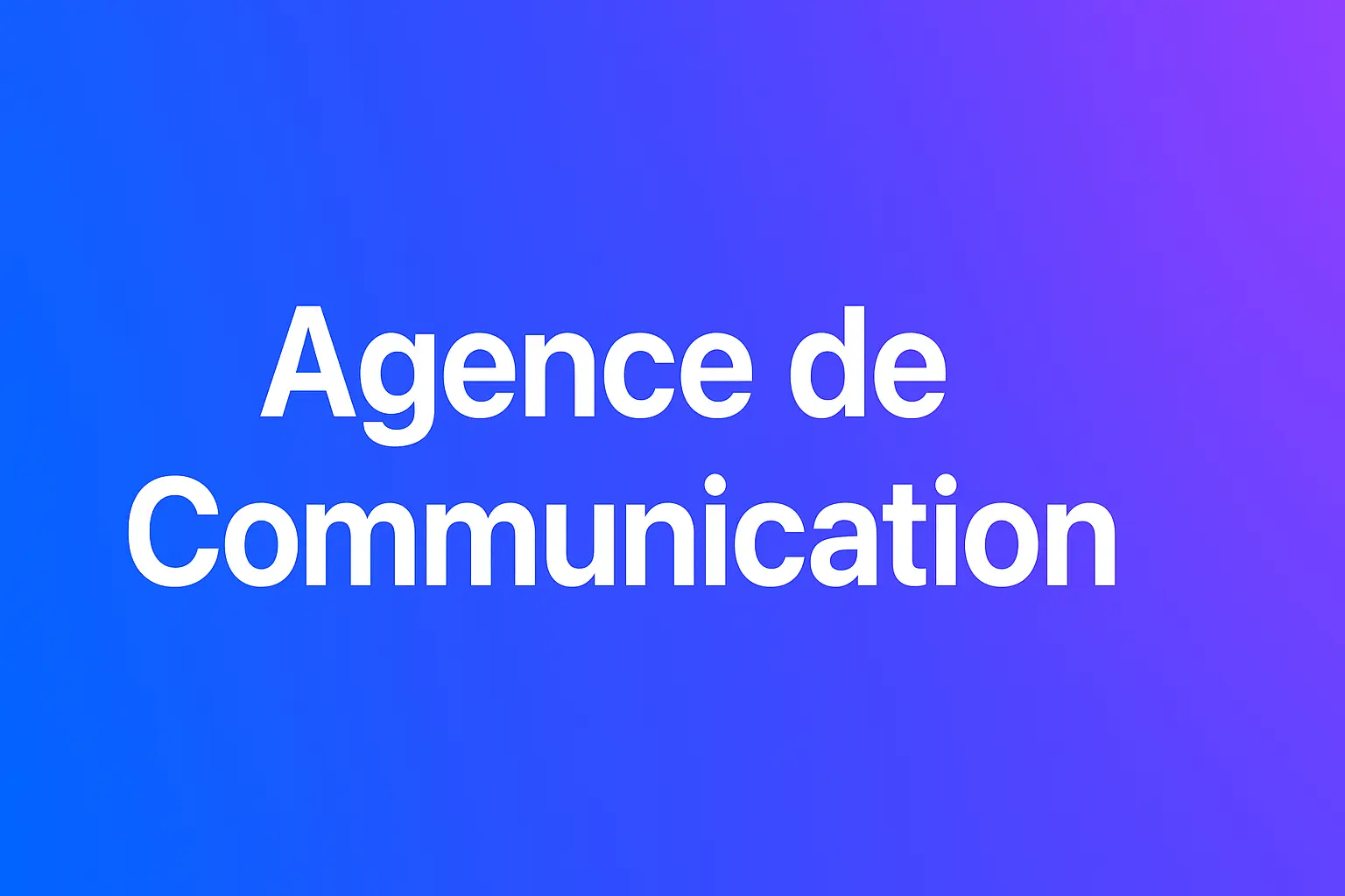 Agence de Communication